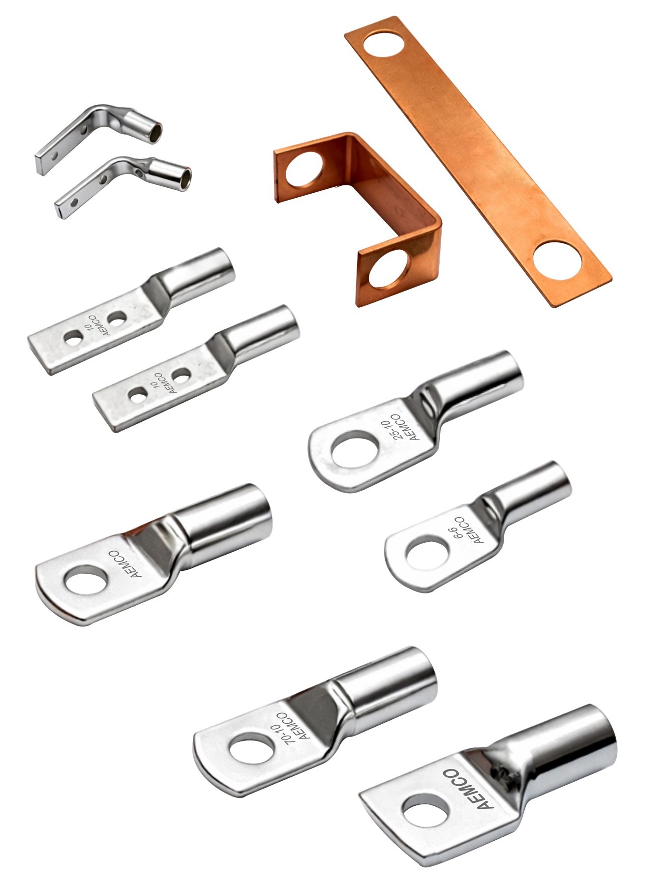 Copper lugs and terminals range
