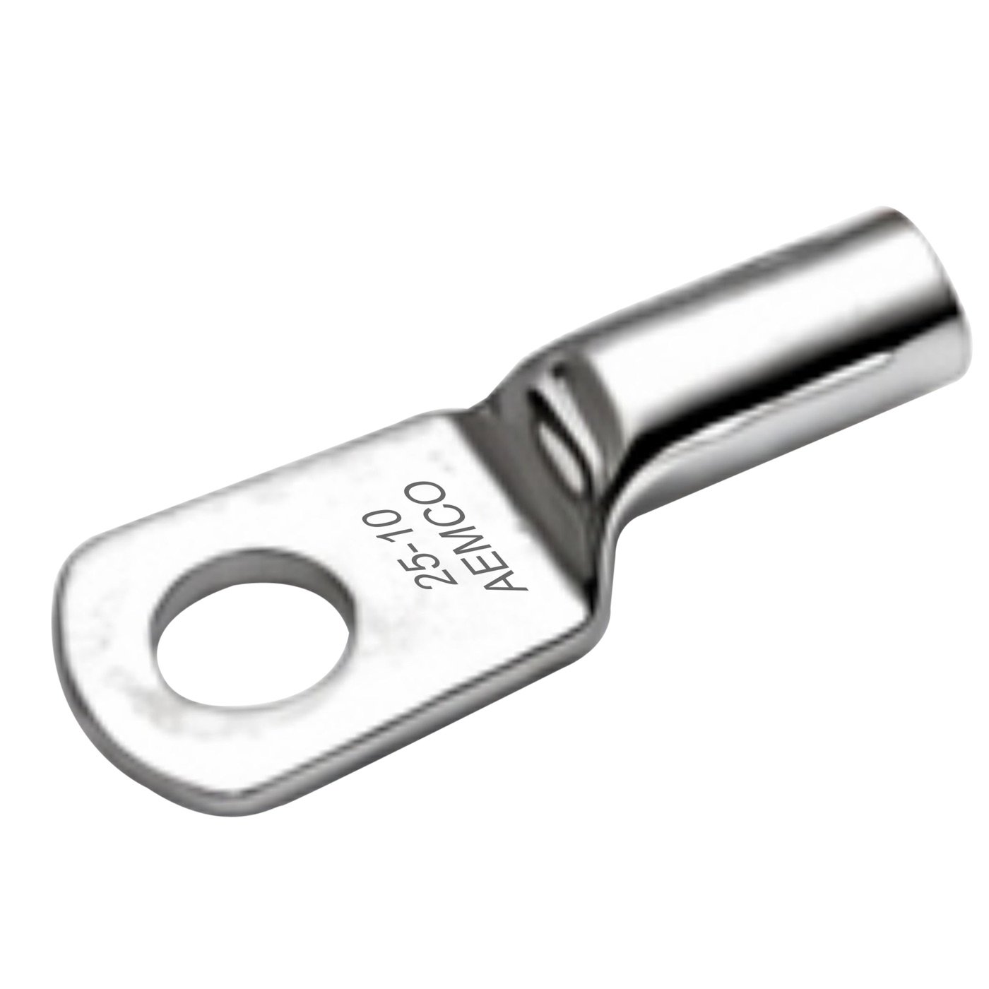 Tin plated tubular copper lug